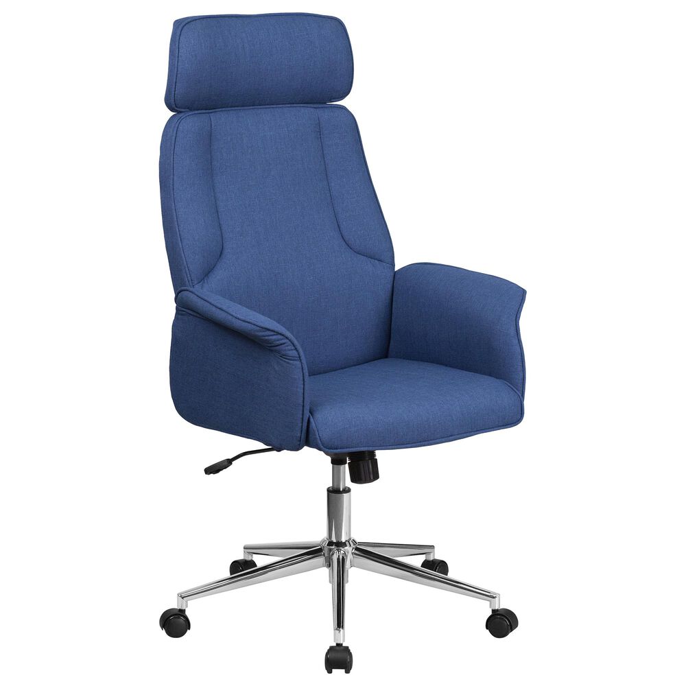 Flash Furniture Darcy Executive Swivel Chair in Blue, , large