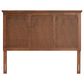 Baxton Studio Alarice Queen Panel Headboard in Ash Walnut, , large