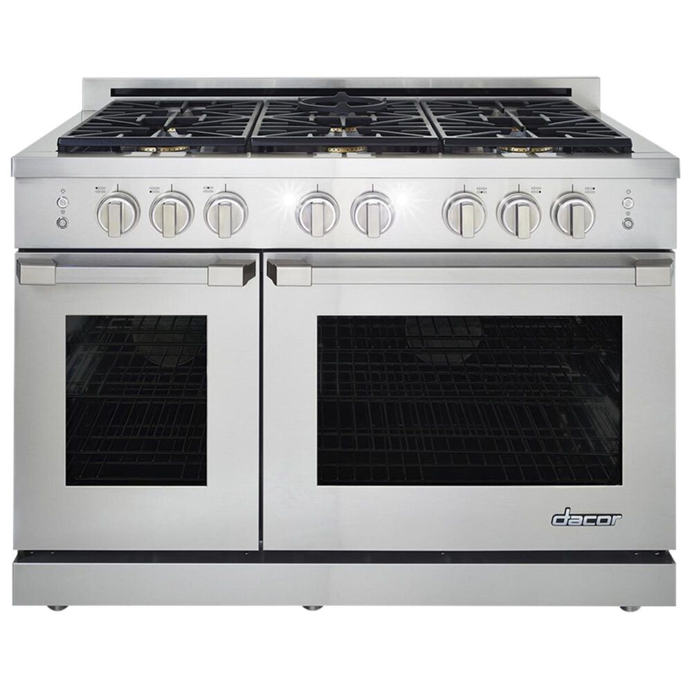 Dacor Heritage 48" Gas Pro Liquid Propane Range in Stainless Steel, , large