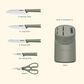 Deal Partners, Inc Artisan Elite Stainless Steel 6-Piece Knife Block Set in Green, , large