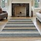 Radici USA Sondrio 6" x 9" Blue Area Rug, , large