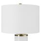 Uttermost Table Lamp in Gloss White and Antique Gold, , large