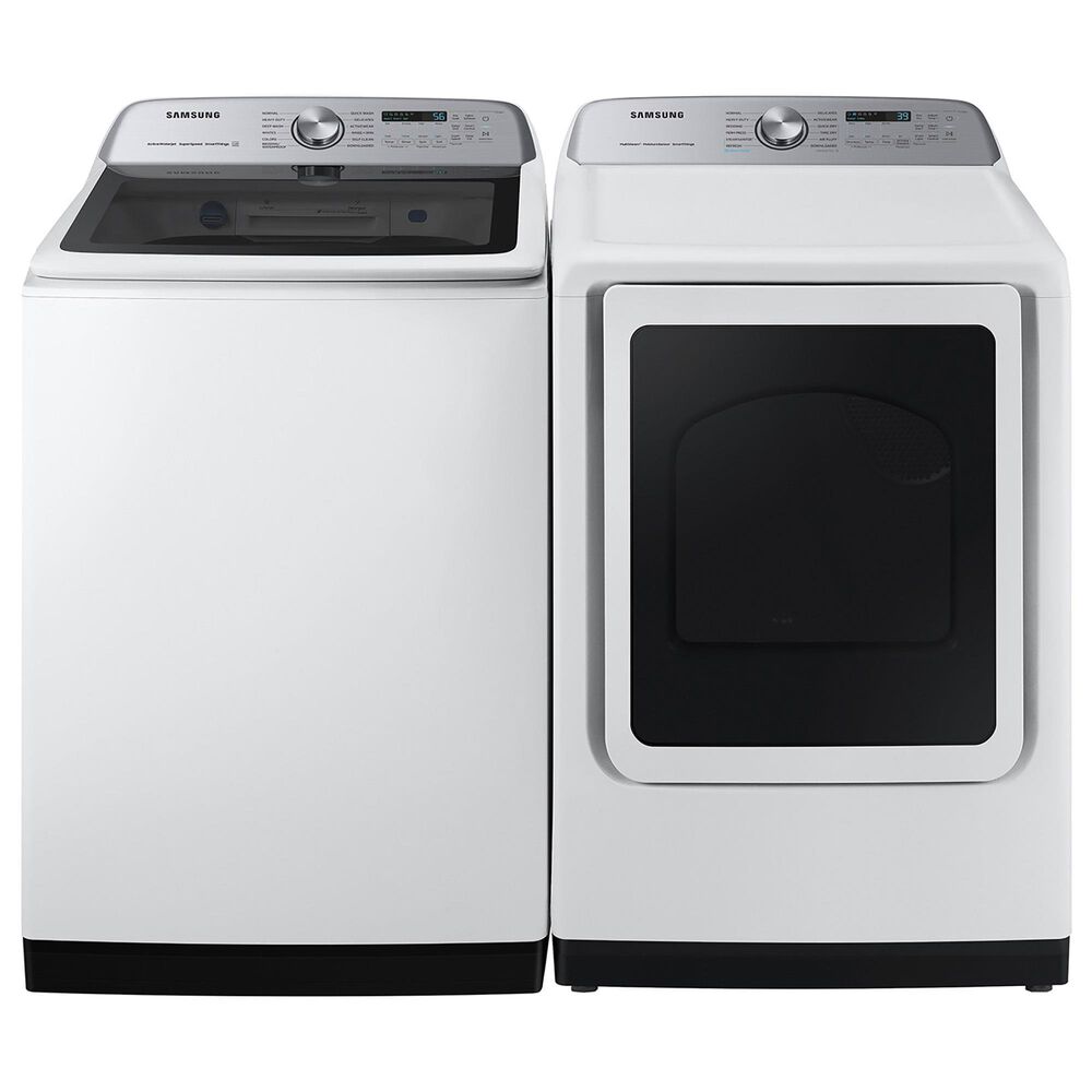 Samsung 7.4 Cu. Ft. Smart Gas Dryer with Steam Sanitize+ in White, , large