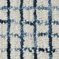L&R Resources Criss Cross Navy and Ivory 7"9" x 9"9" Area Rug, , large