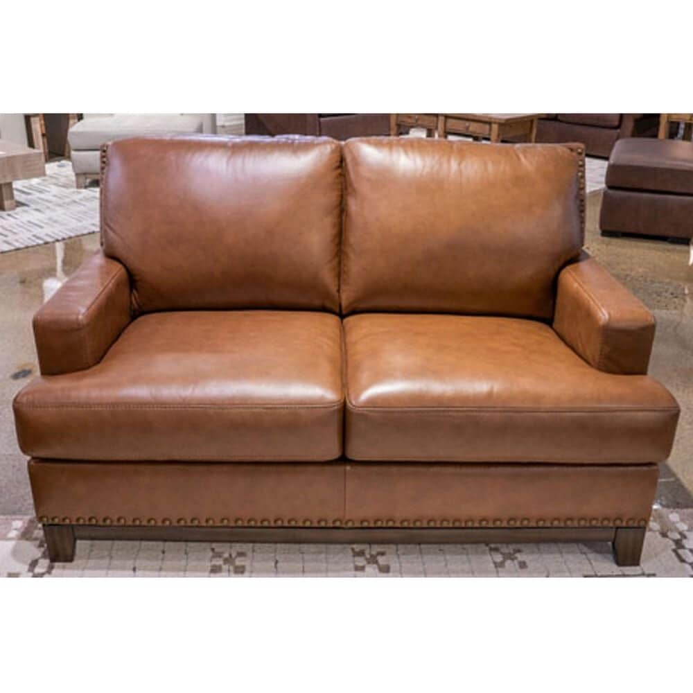 Ashley Saonara Stationary Loveseat in Amber, , large