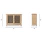 Jennifer Taylor Home Arden 51" 2-Door Accent Storage Cabinet in Heritage Light Natural Brown, , large