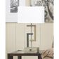 Ashley Syler Poly Table Lamp in Brown and Silver (Set of 2), , large
