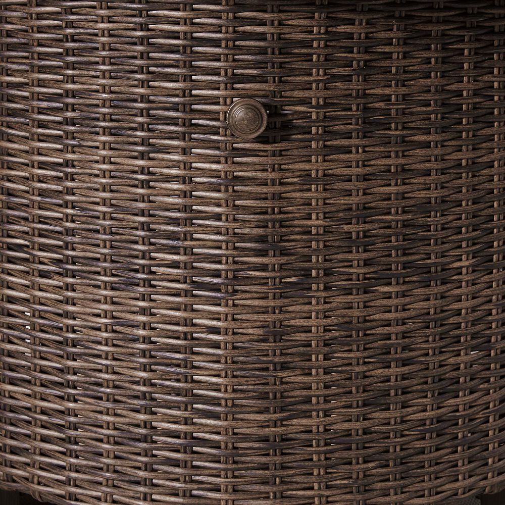 Ashley Paradise Trail 5-Piece Fire Pit Chat Set in Beige, , large