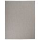 Nourison Courtyard Ivory and Charcoal 7" x 10" Indoor/Outdoor Area Rug, , large
