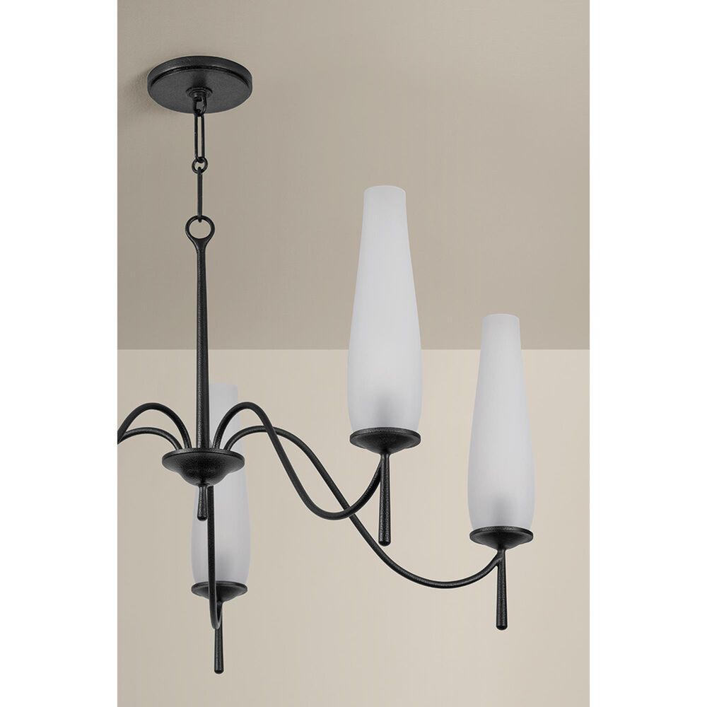 Troy Lighting Legacy 5-Light Chandelier in Forged Iron, , large