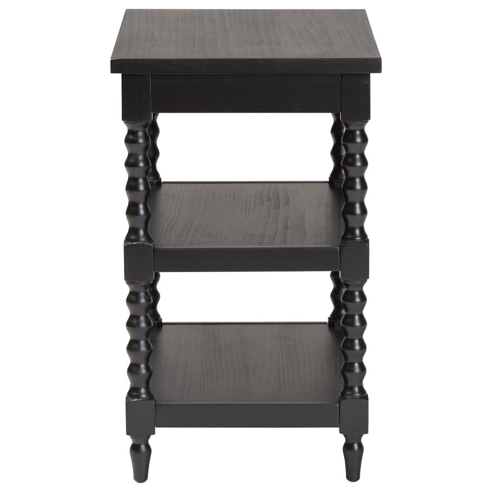 Baxton Studio Imogene Retro-Modern End Table in Black, , large