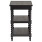 Baxton Studio Imogene Retro-Modern End Table in Black, , large