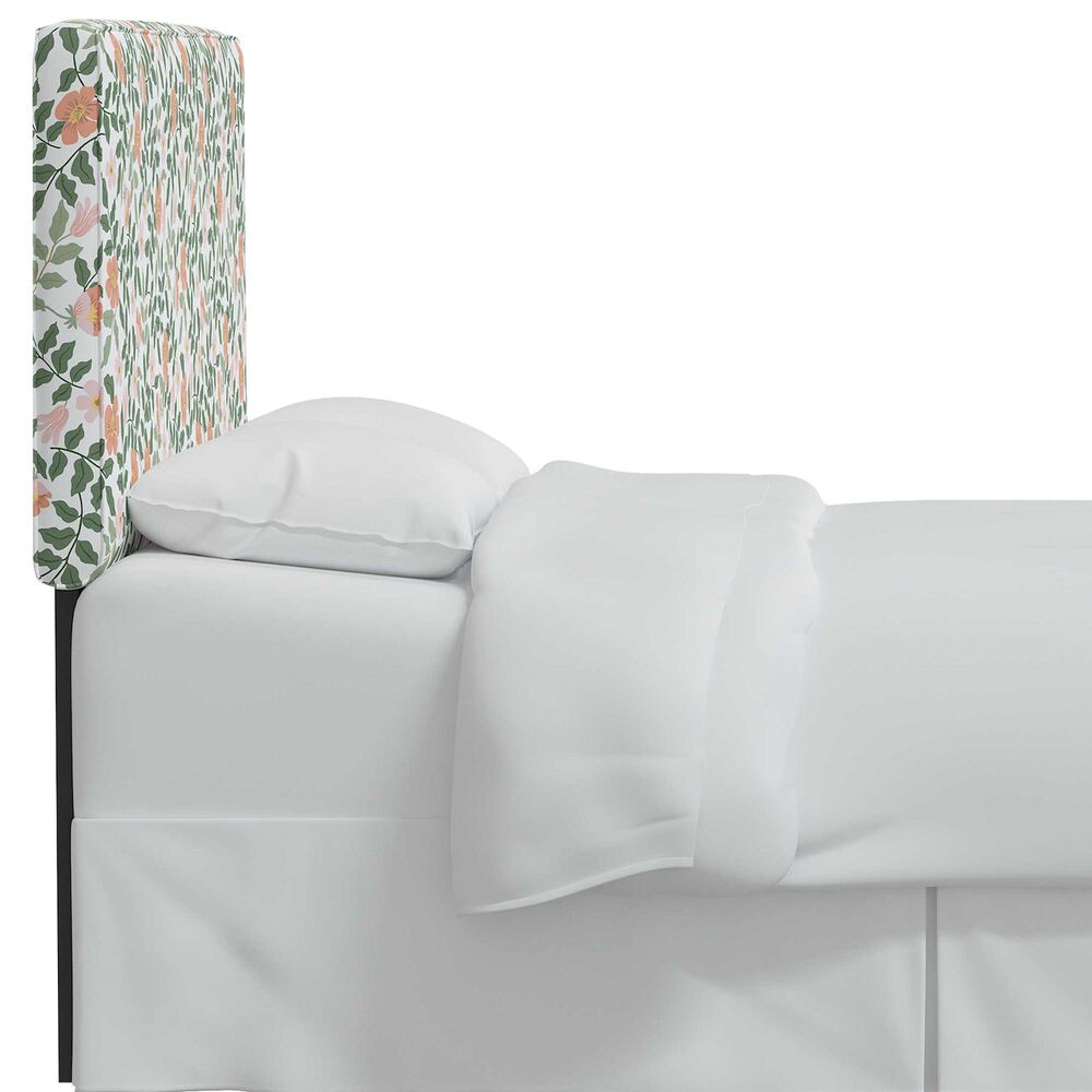 Skyline Furniture Elly King Headboard in Aviary Black and Cream, , large