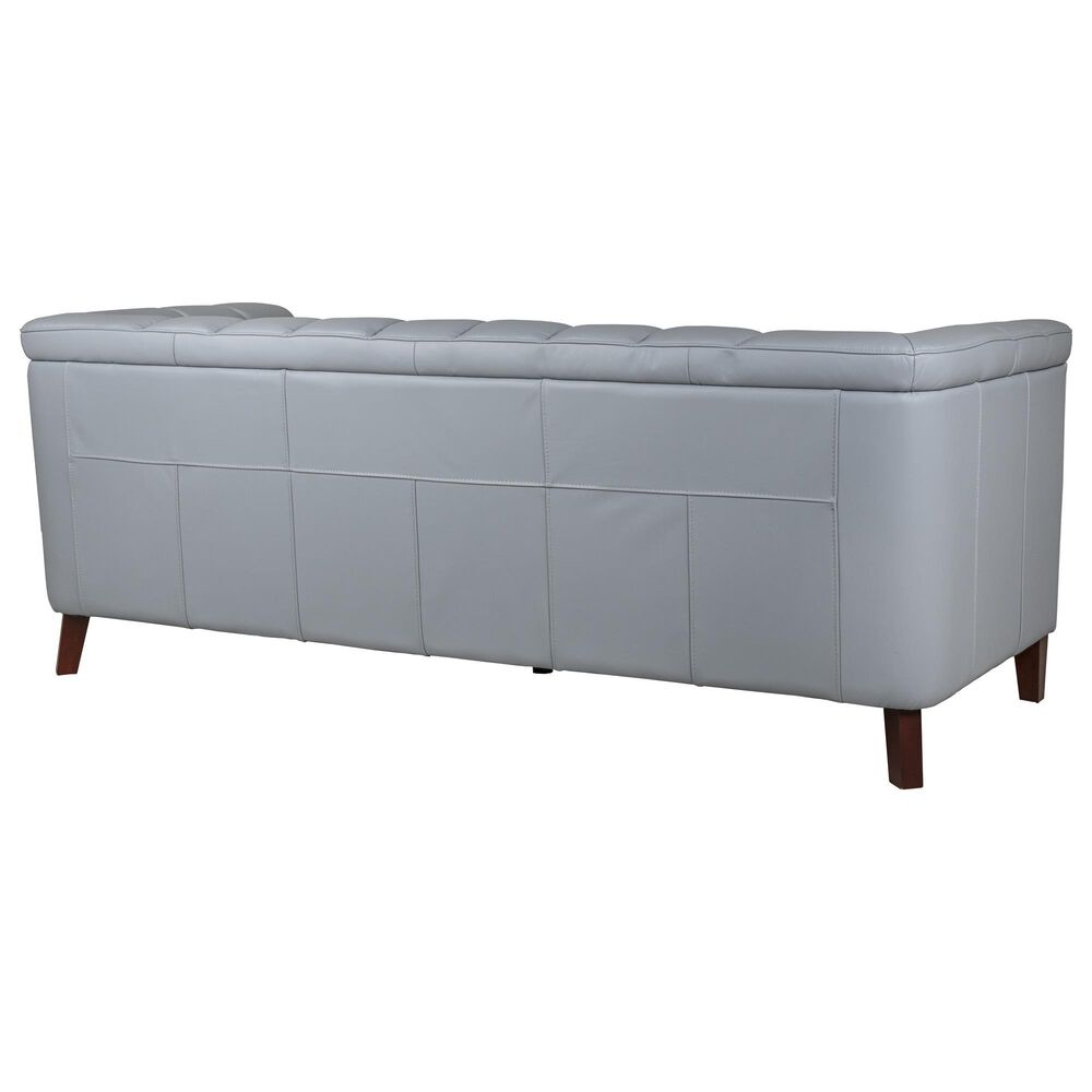 Hydeline Arvo Stationary Leather Sofa in Spa Blue, , large