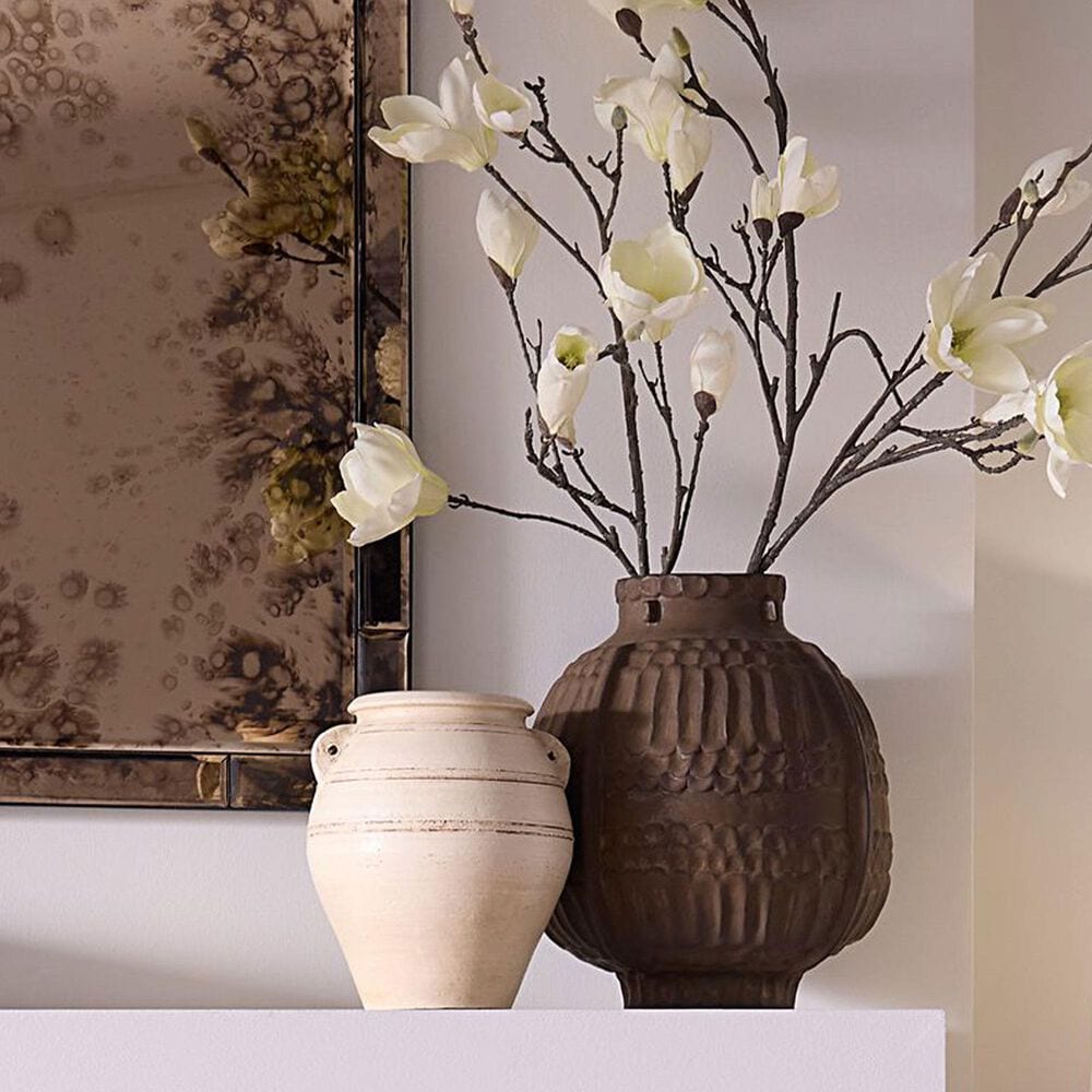 Jamie Young Isley Ceramic Decorative Vessel in Cream, , large