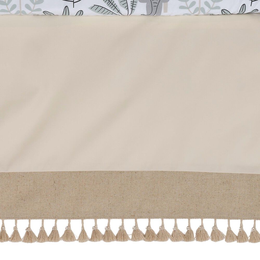 Lambs and Ivy Jungle Adventure 3-Piece Crib Bedding Set in Brown, Gray and White, , large