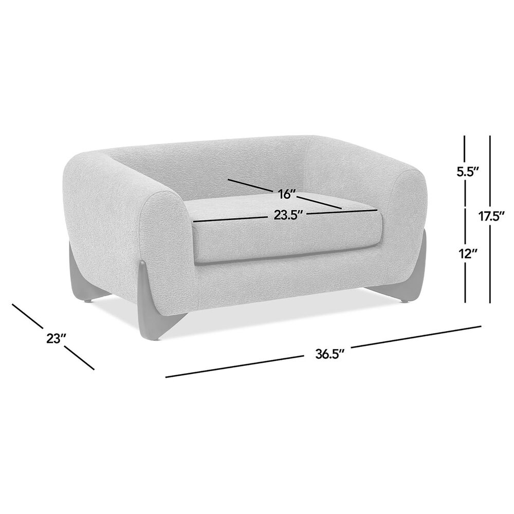 Jennifer Taylor Home Louie Alpine 36.5" Medium Sherpa Dog Sofa Bed in Moss Green, , large
