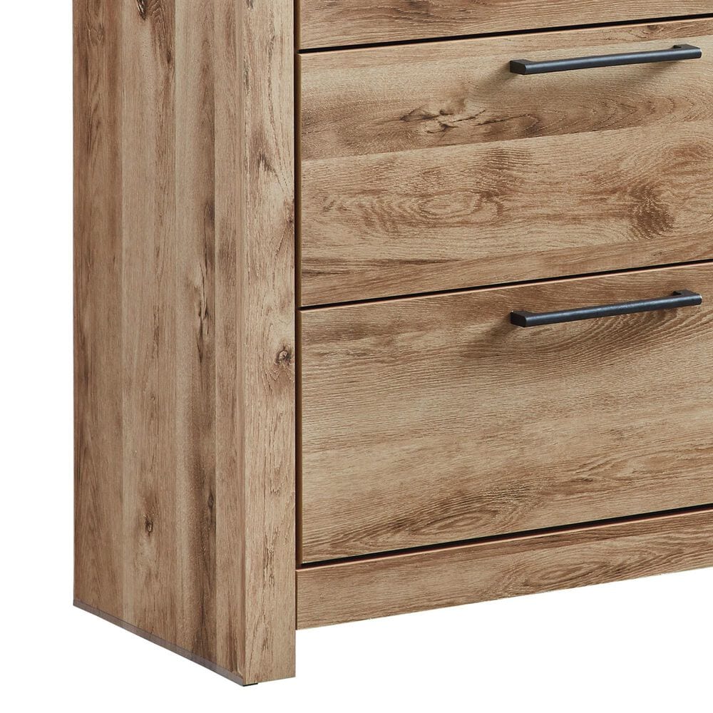 Ashley Hyanna 6-Drawer Dresser in Golden Rustic, , large