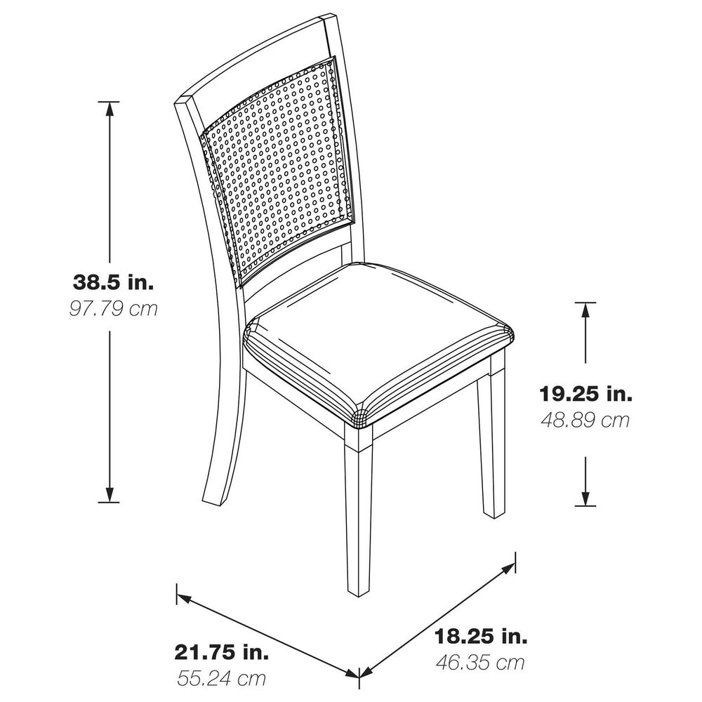 Valor Living Walden Side Chair in Antique White (Set of 2), , large