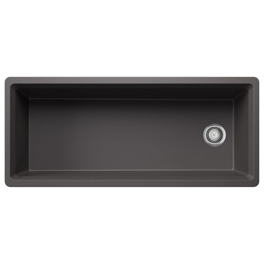 Blanco Inteos 45&quot; Undermount Single Bowl Kitchen Sink in Cinder, , large