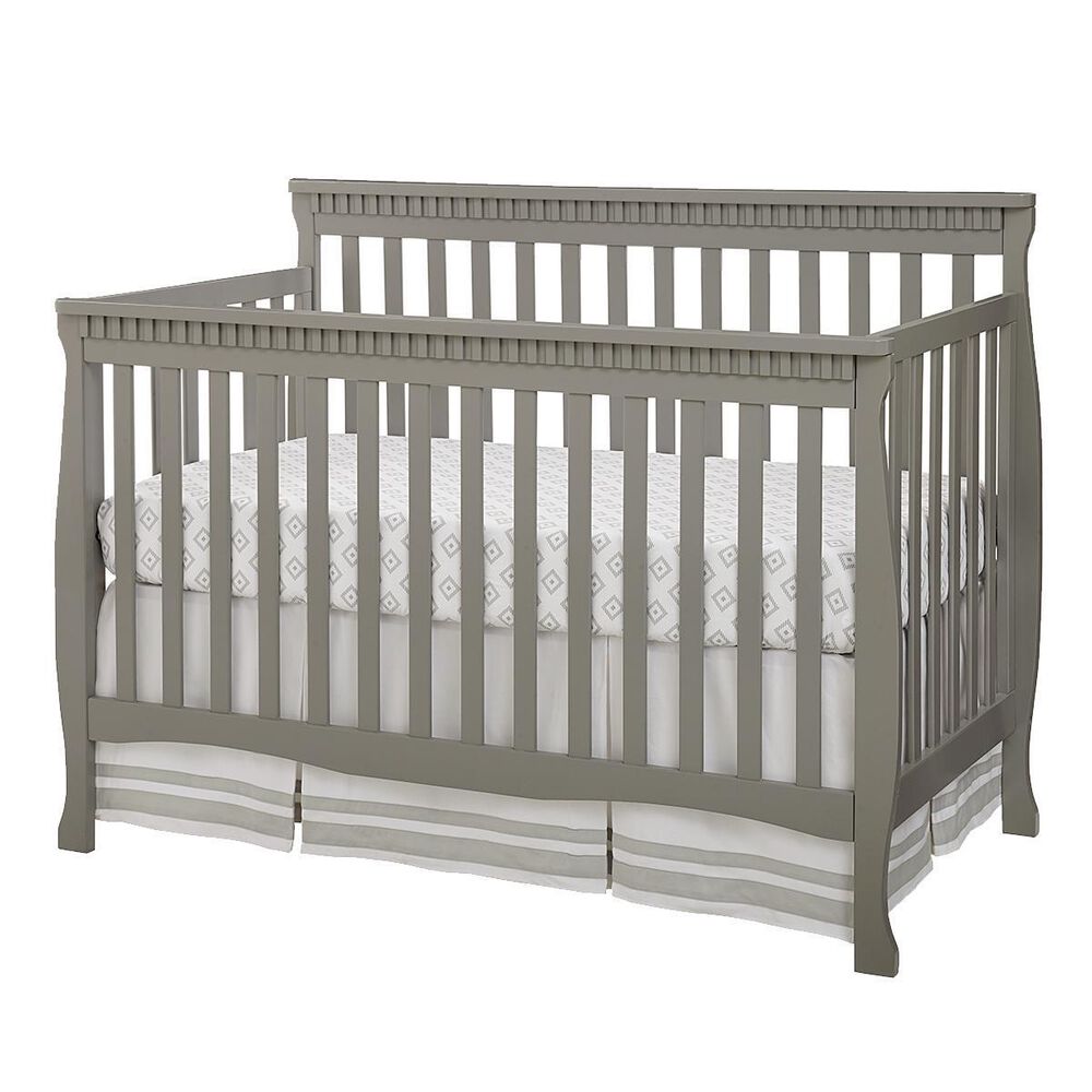 Eastern Shore Emery Slat Convertible Crib in Gray NFM