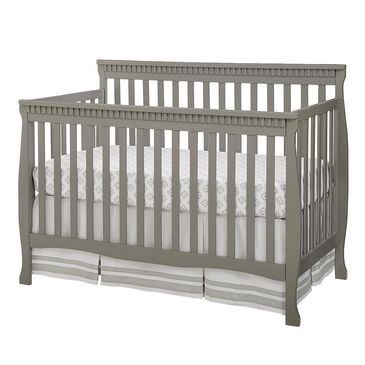Eastern Shore Emery Slat Convertible Crib in Gray, , large