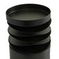 Maple and Jade Pillar Candle Holder in Black (Set of 3), , large