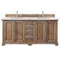 James Martin Vanities Providence 72" Double Bathroom Vanity in Driftwood with 3 cm Eternal Jasmine Pearl Quartz Top and Rectangular Sinks, , large
