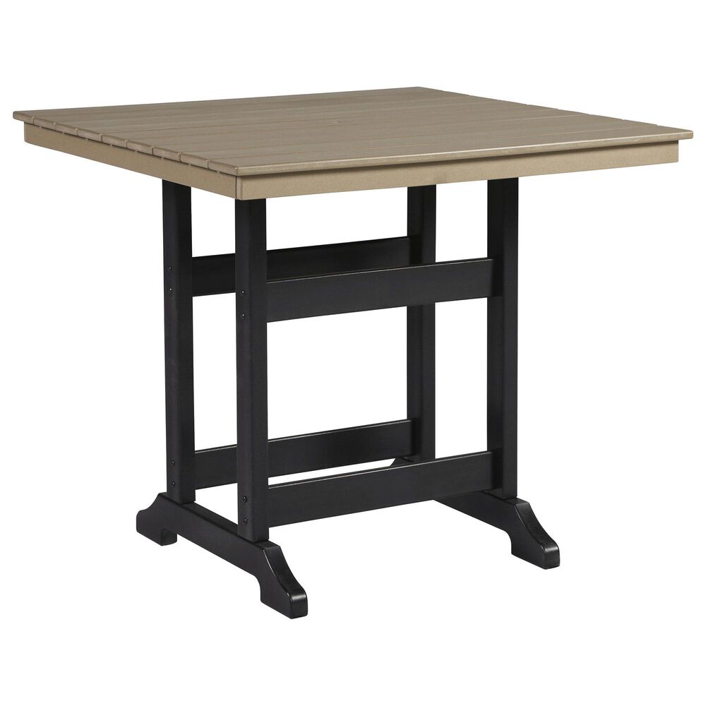 Ashley Fairen Trail Patio Counter Table in Brown and Black, , large