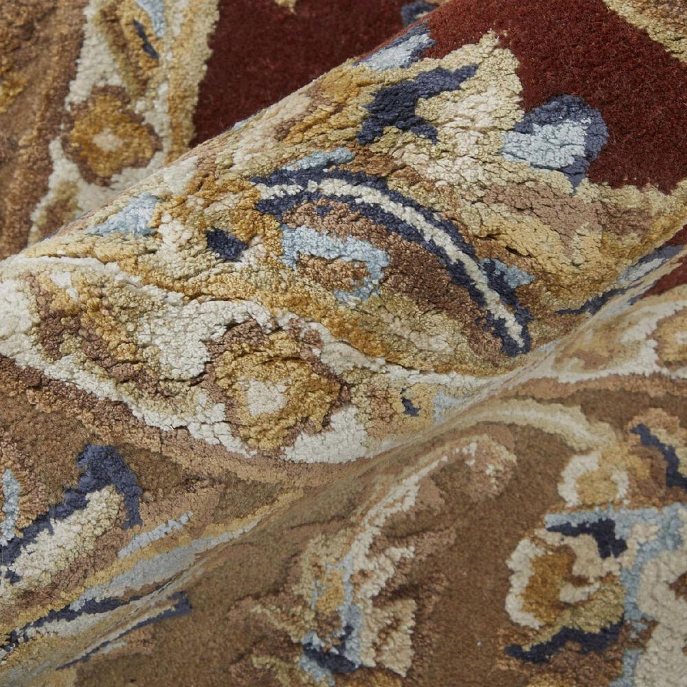 Feizy Prescott 5&#39; x 8&#39; Rust and Beige Area Rug, , large