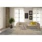 Nourison Harmony 8"6" x 11"6" Slate and Beige Area Rug, , large