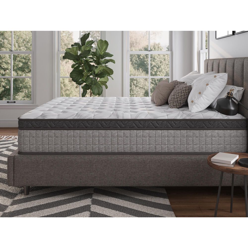 Hearth and Haven Sayre Sleep Diamond Medium Gel Memory Foam Innerspring Hybrid Twin Mattress, , large
