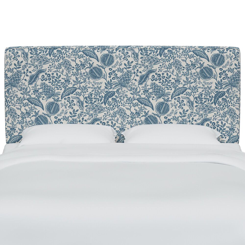 Rifle Paper Co Crafted by Cloth and Company Elly Twin Headboard in Garden Party Blue, , large
