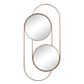 Maple and Jade 20" x 43" Wall Mirror in Matte Gold, , large