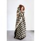 Sunday Citizen Checkerboard Throw in Mocha and Sahara Tan, , large