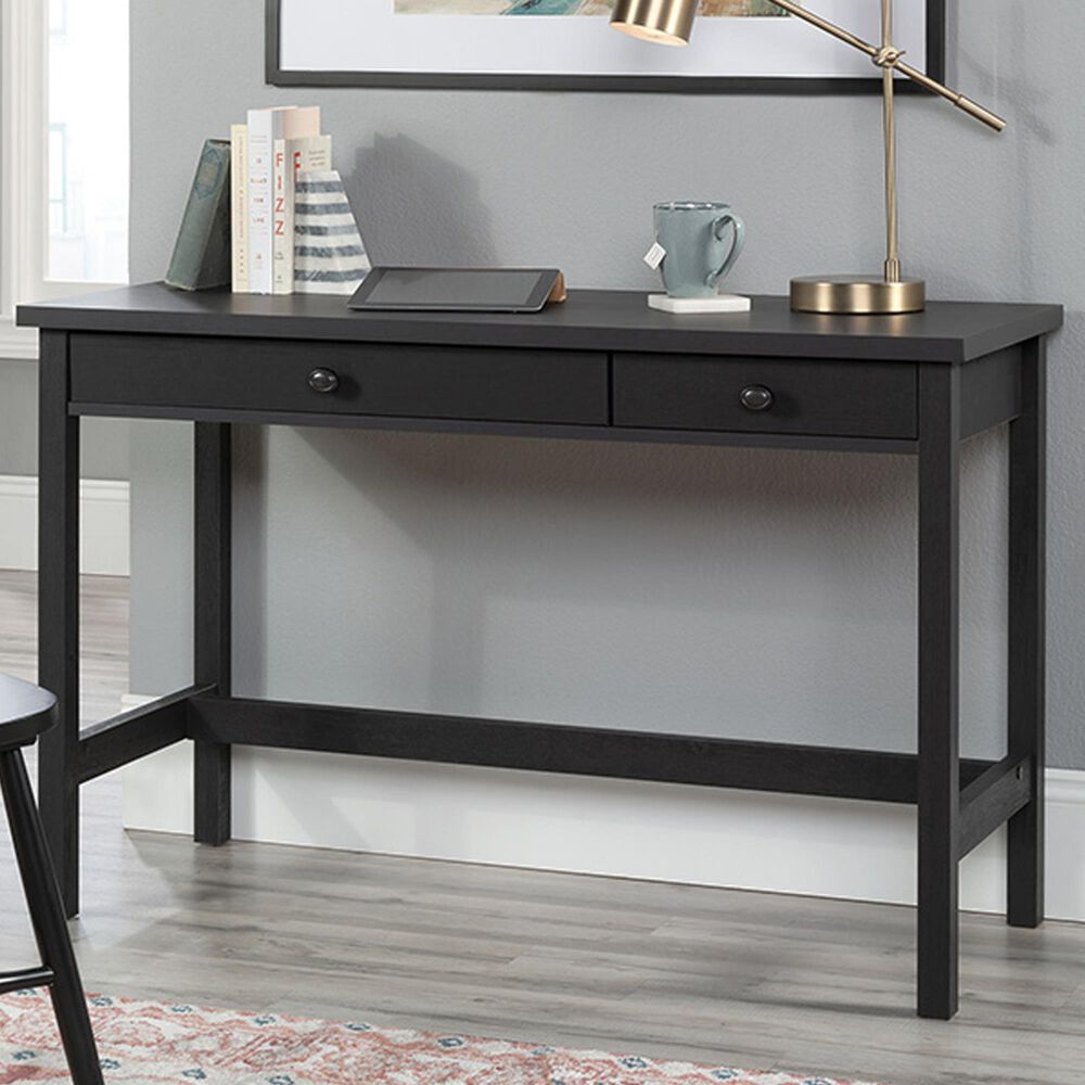 Sauder Rustic Writing Desk in Raven Oak, , large