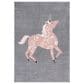 Safavieh Carousel Animals 6"7" x 9" Grey and Pink Kids  Area Rug, , large