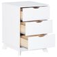 Linon Home Decor Polly 3-Drawer Nightstand in White, , large