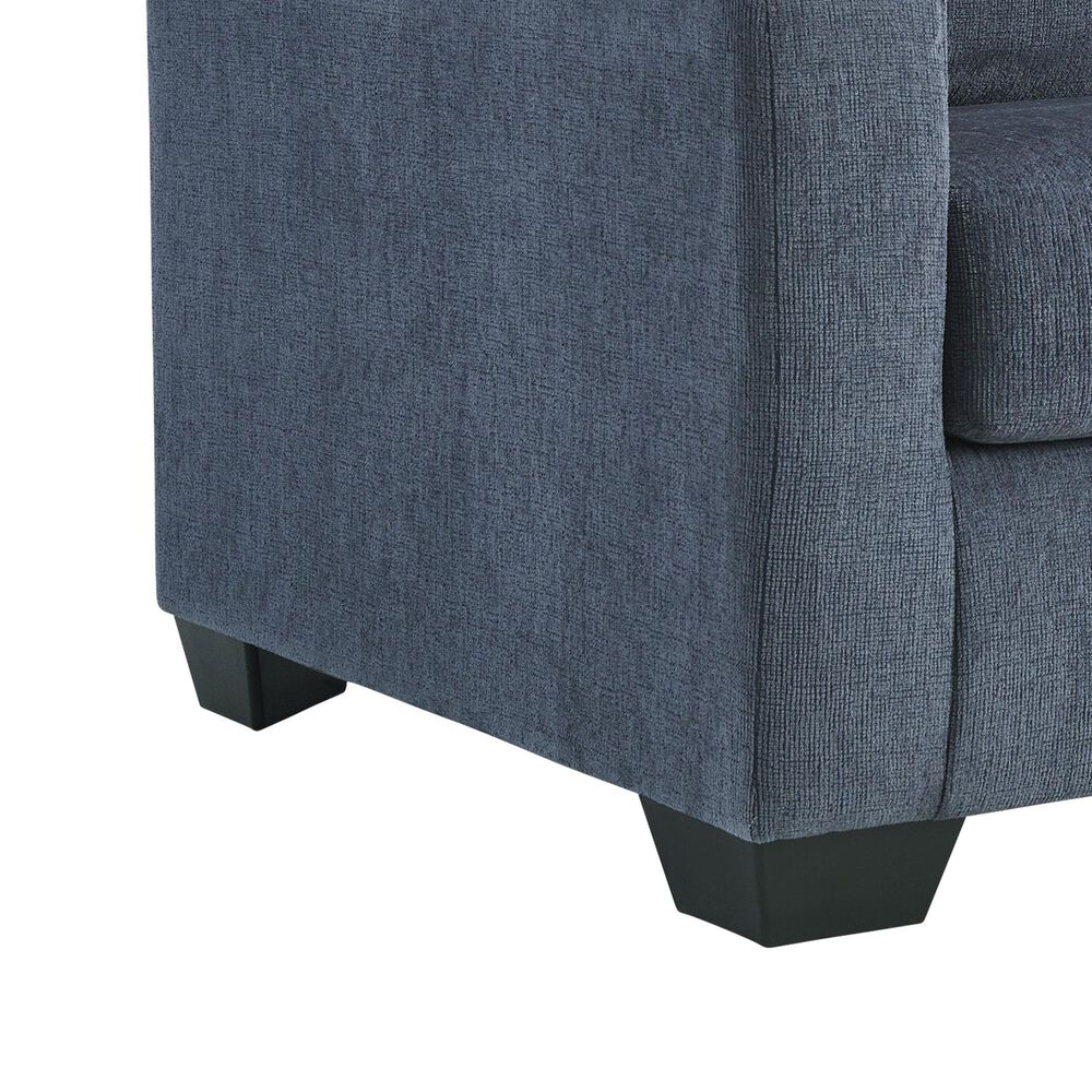 Ashley Rannis Stationary Twin Sofa Sleeper in Navy, , large