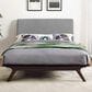 Modway Tracy Queen Platform Bed in Cappuccino Gray, , large