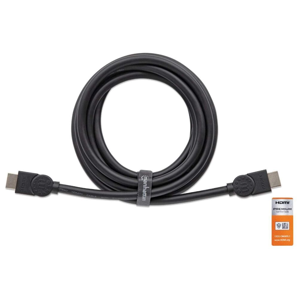 Manhattan 4K HDMI Cable with Ethernet in Black, , large