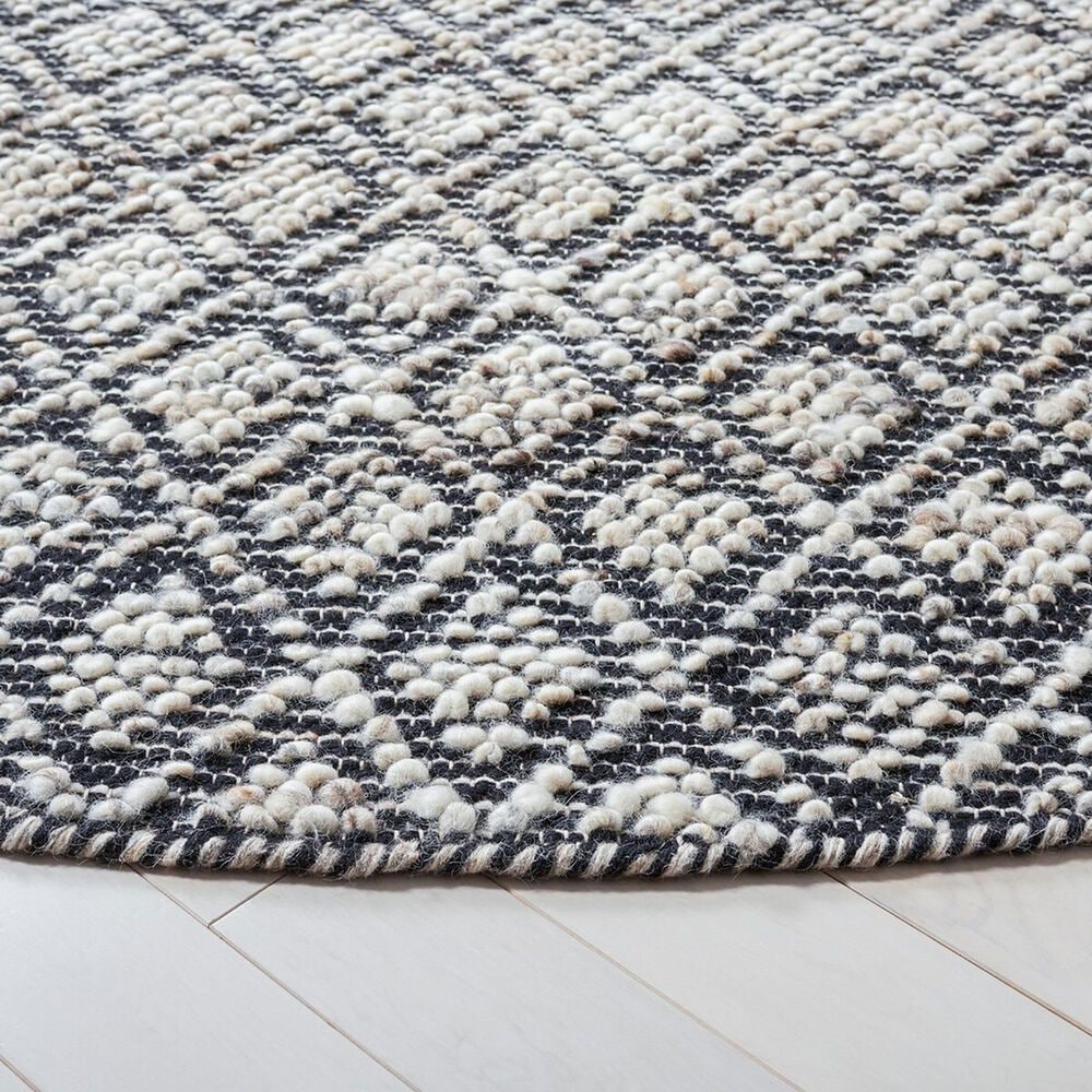 Safavieh Natura NAT615T 6&#39; Round Ivory and Brown Area Rug, , large