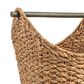 Creative Coop Braided Bankuan Toilet Paper Basket with Wood Handle in Natural, , large