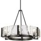 Golden Lighting Aenon 6-Light Chandelier in Matte Black, , large