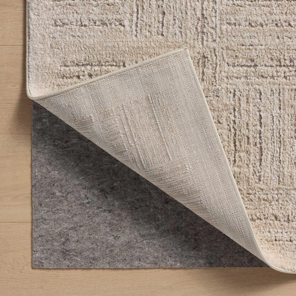 Amber Lewis x Loloi Monty 11&#39;6&quot; x 15&#39; Ivory and Taupe Area Rug, , large