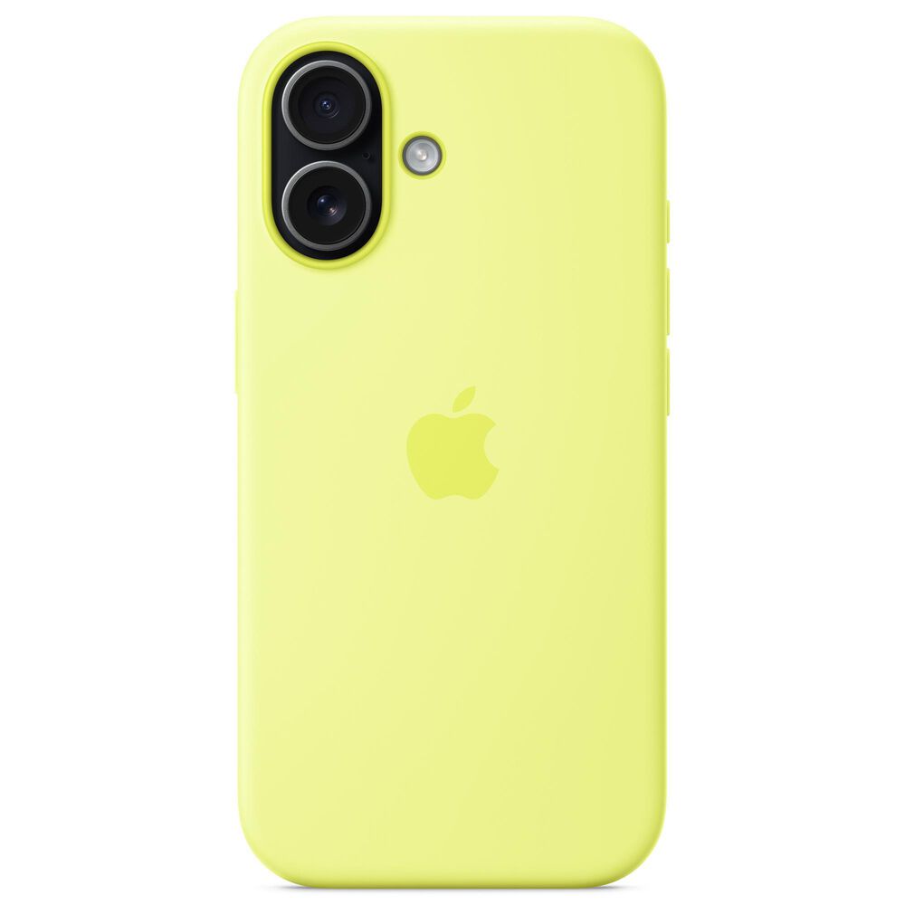 Apple Silicone Case with MagSafe for iPhone 17 in Neon Yellow, , large