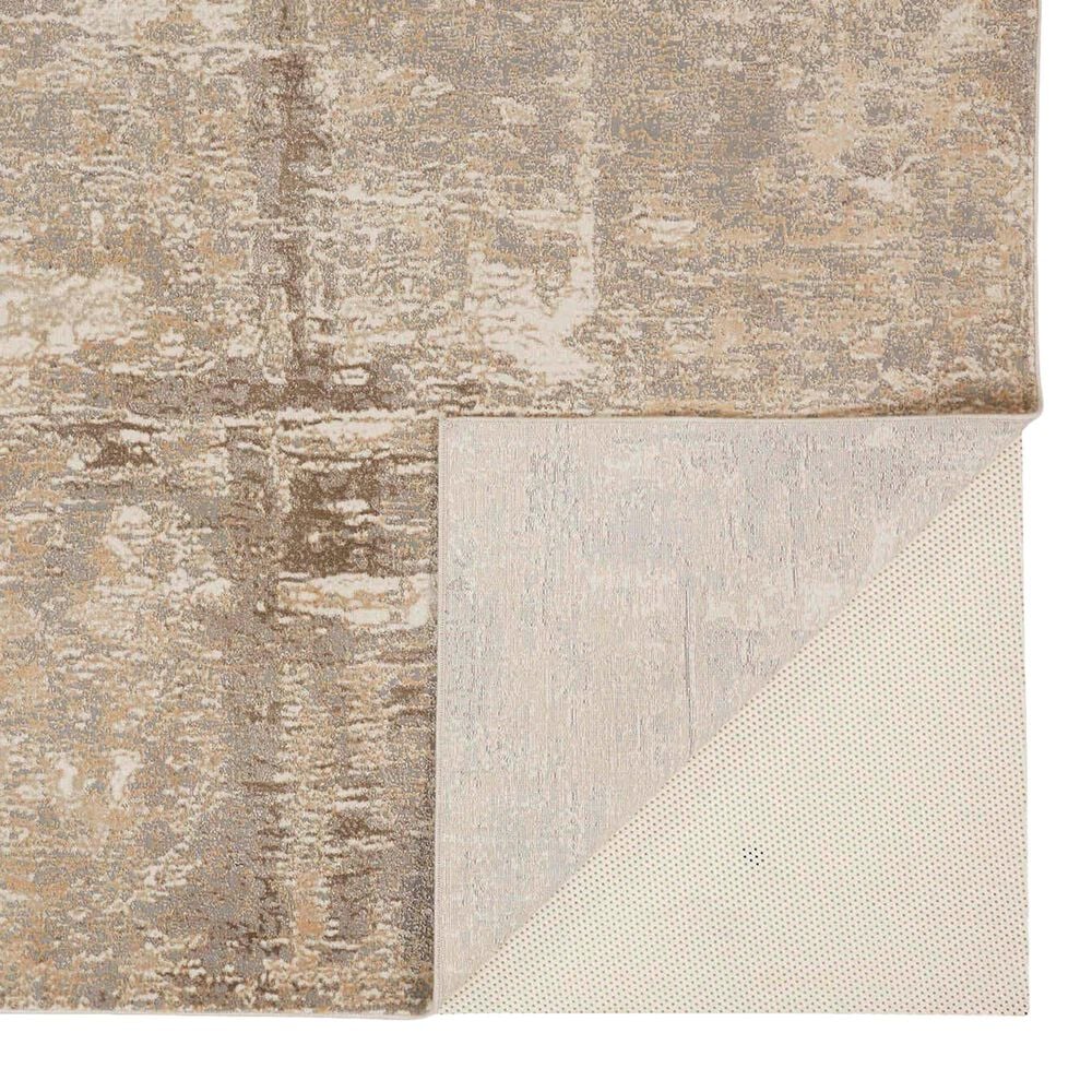 Feizy Parker 3701F 7&#39;9&quot; x 10&#39; Ivory and Gray Area Rug, , large