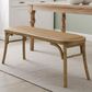 Linon Home Decor Conelly Bentwood Bench in Weathered Brown, , large