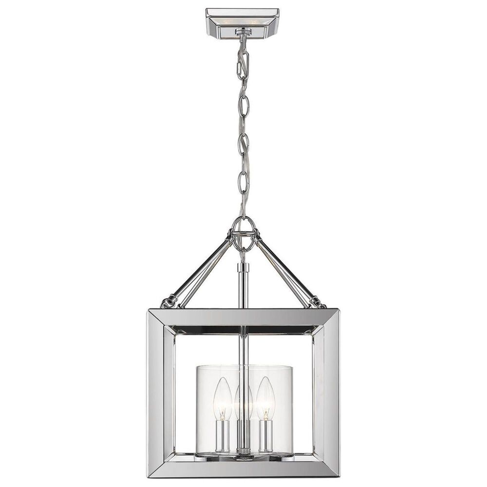 Golden Lighting Smyth Mini Chandelier in Silver, , large