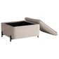 Lifestyle Solutions Kona Large Storage Ottoman in Taupe, , large